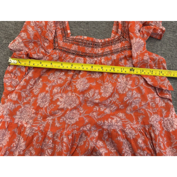 Free People Women's Dress Bonita Printed Midi Sundress Pop Combo Size Small - Picture 8 of 12